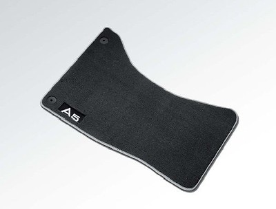 Textilfußmatten vorne Premium mit Schriftzug A5 B8 Coupe + Sportback | 8T1061275 MNO Audi