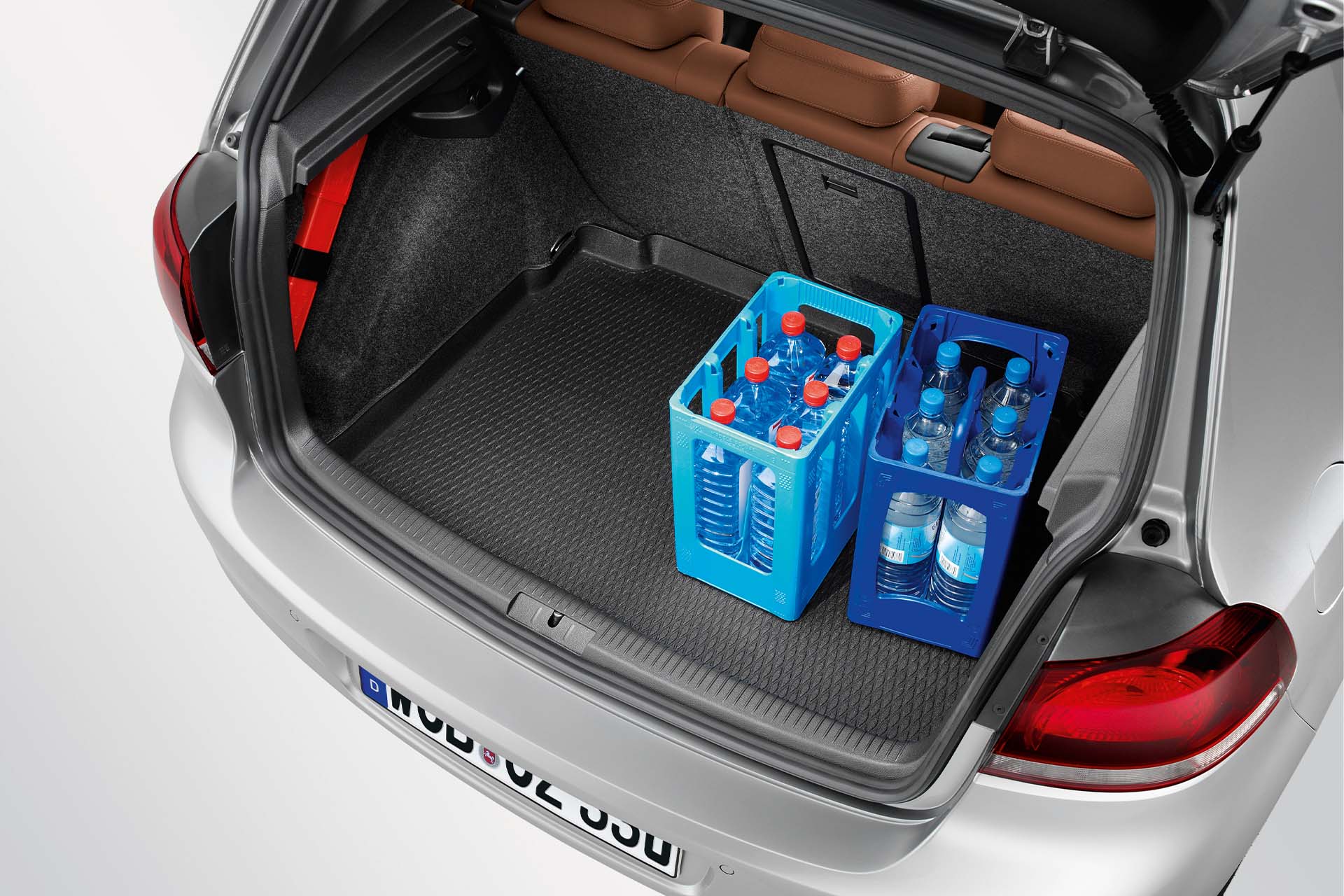 Gepäckraumeinlage Kofferaumschalen flexibler Kunststoff Golf 5 + 6, 1K0061160 VW, Gepäckraumschalen, Volkswagen, Mense Onlineshop