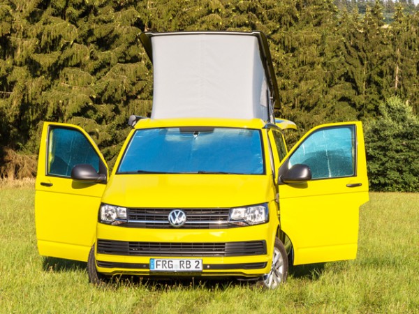 ISOLITE® Inside Fahrerhausfenster, 3teilig, alle VW T6 ohne Sensoren im Innen-Rückspiegel