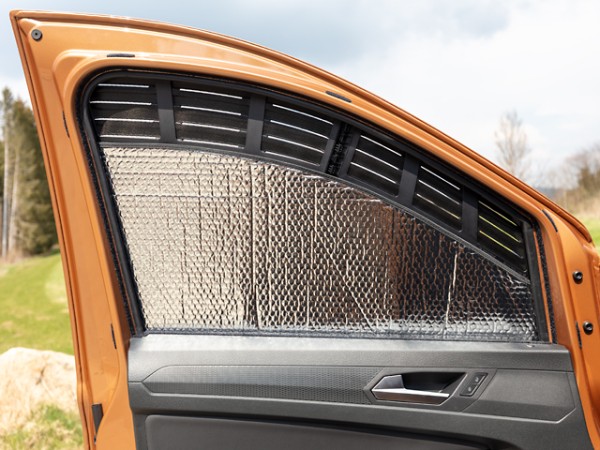 ISOLITE® Inside beide Fahrerhaus-Seitenfenster VW Caddy 5/ California mit Lüftungsgitter
