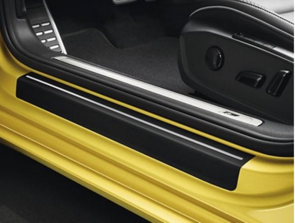 Volkswagen Arteon Einstiegsschutzfolien vorne und hinten, silber /schwarz 3G8071310 ZMD
