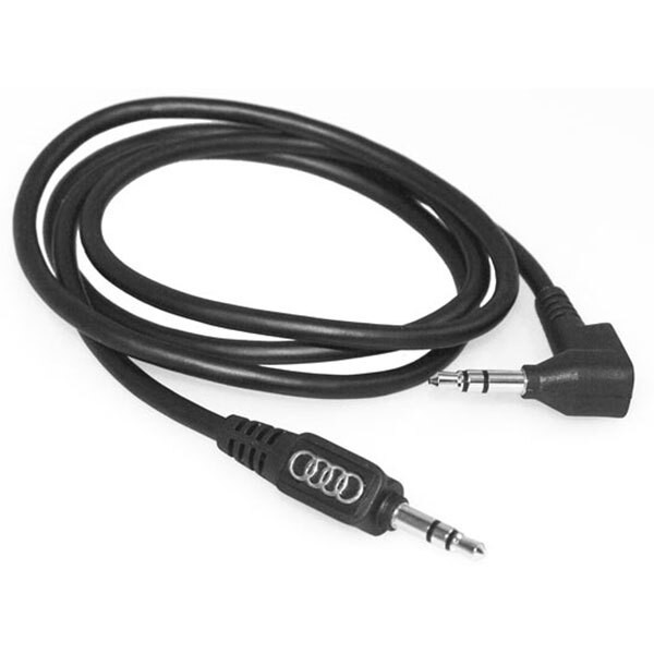AUX-Adapterleitung für mobile Endgeräte mit 3,5-mm-Klinkenstecker | 8P0051510 Audi