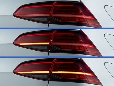 VW LED Rückleuchten Satz / Nachrüstpaket Golf 7 Facelift