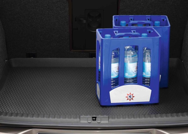 Gepäckraumeinlage Kofferaumschalen variabler Ladeboden flexibler Kunststoff Tiguan 1 | 5N0061160