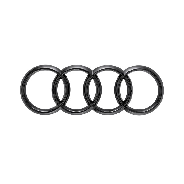 Schwarze Ringe Emblem für Heckklappe Q8 Audi Original 4M8071802, Mense  Onlineshop
