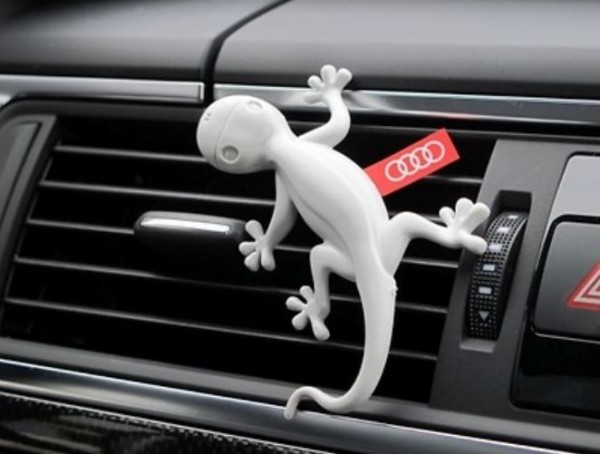 Duftgecko hellgrau, frisch Audi 