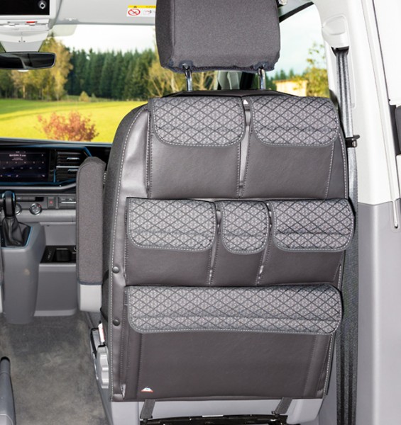 Utility Rückenlehne Fahrer-/Beifahrersitz, Design Quadratic, VW  T6.1/T6/T5 Beach/Multivan